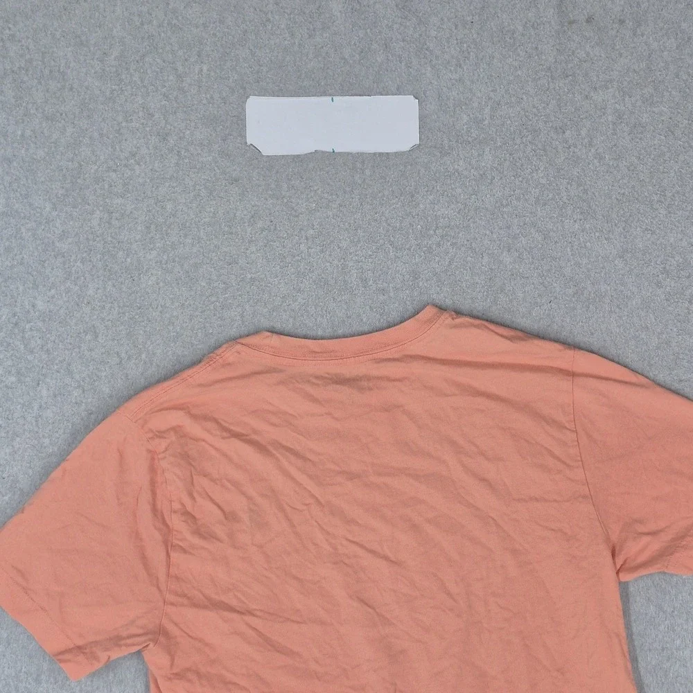 Polo Ralph Lauren Boys Shirt L (14-16) Peach Logo Short Sleeve